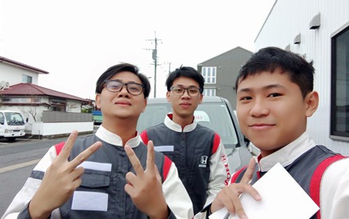 Sinh viên ngành CNKT Ô tô đi  intership Nhật Bản
